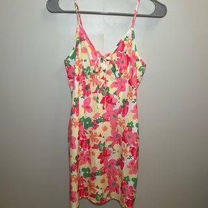 Floral mini dress size 4